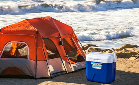   9L Portable Detachable Lid Foam Insulated Cooler with Strap