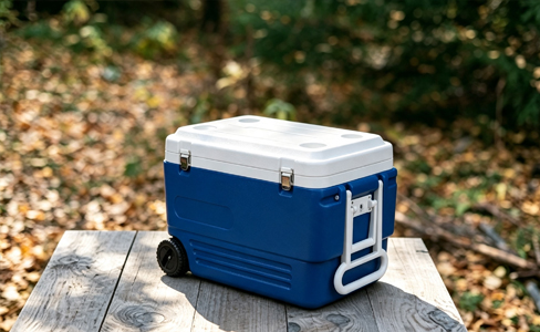   60L Wheeled Market Stall Foam Insulated Cooler