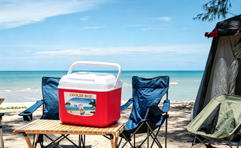   5L Compact Foam Insulated Cooler with Cup Holder