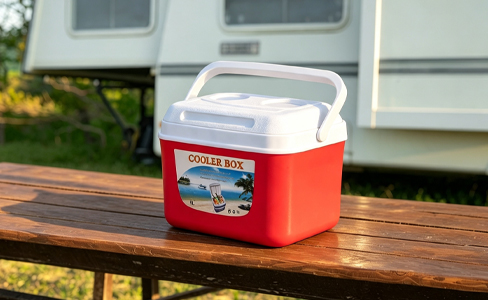   5L Compact Foam Insulated Cooler with Cup Holder