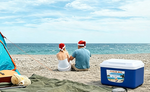   8L Portable Foam Insulated Cooler with Non-Slip Base