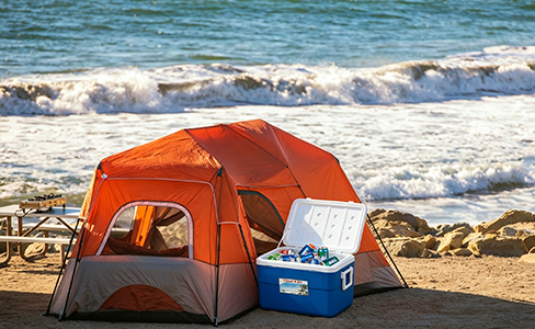   27L Portable Foam Insulated Cooler with Dual Side Handles