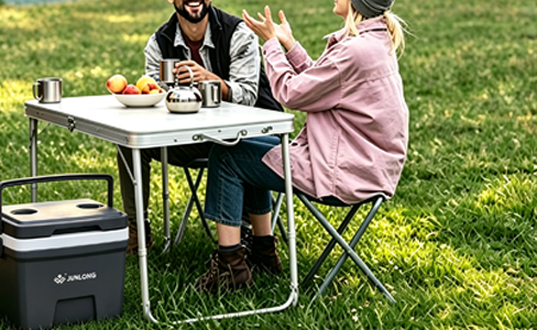   15L Portable Foam Insulated Cooler with Cup Holder