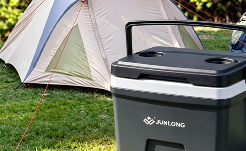   15L Portable Foam Insulated Cooler with Cup Holder
