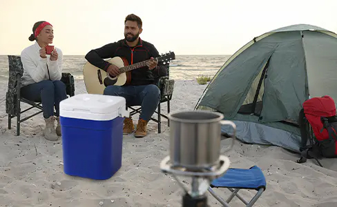   12L Ergonomic Foam Insulated Cooler with Textured Grip