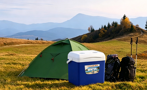 15L Portable Foam Insulated Cooler with Ice Pack Slot & Cup Holder