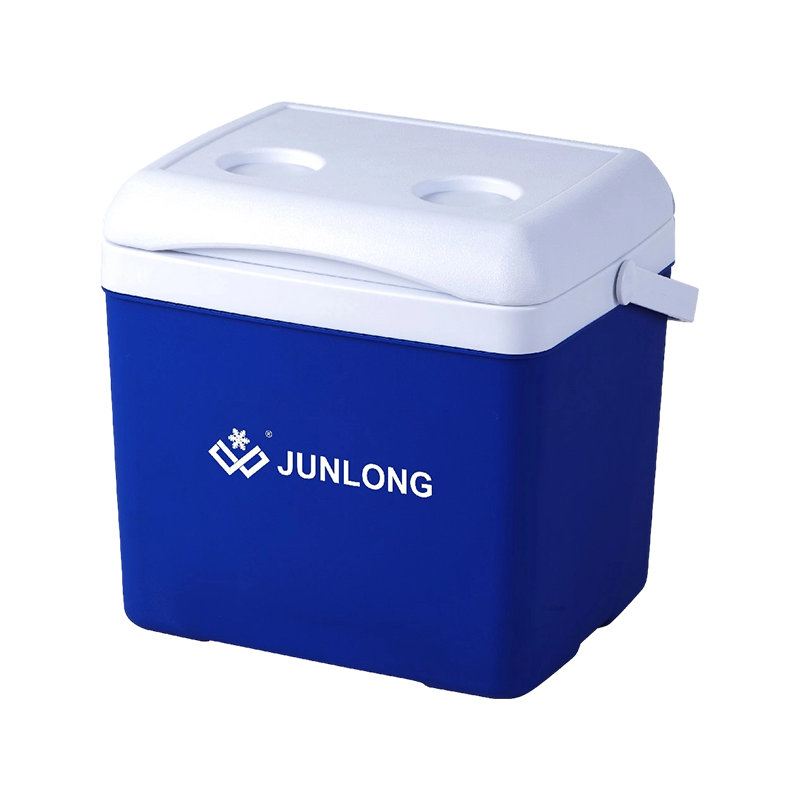 15L Portable Foam Insulated Cooler with Ice Pack Slot & Cup Holder