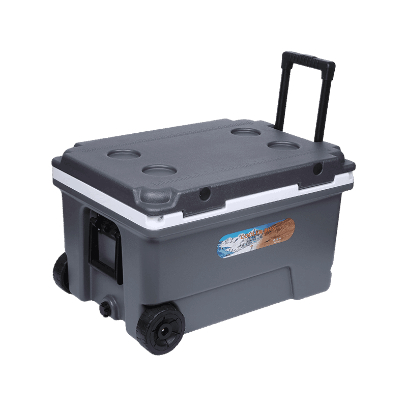 Wheeled Heavy-Duty Insulated Cooler Box for Sea Fishing
