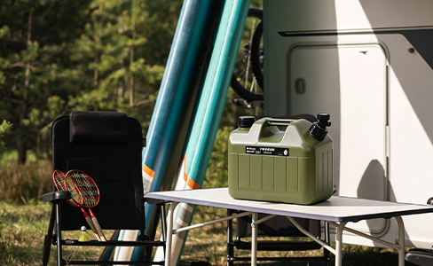 10L Plastic Portable Outdoor Water Carrier For Camping