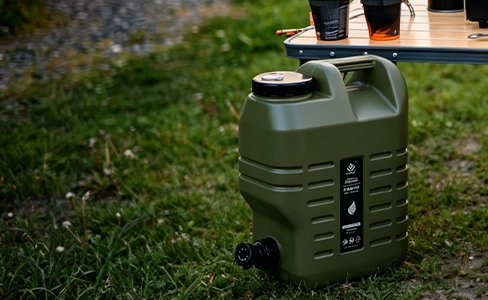 12L Portable Water Tank With Tap For Outdoor Travelling