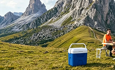 9L Lightweight Cooler Box with Ergonomic Carry Handle