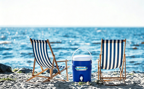 3.8L Portable Insulated Cooler Jug with Water Faucet