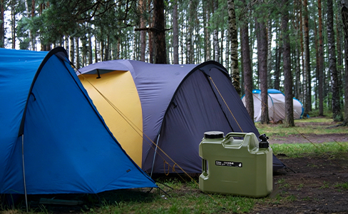 18L Portable PE Water Container with Tap for Outdoor Use