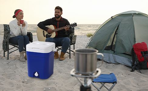 15L Lightweight Cooler Box with Handle and Spout