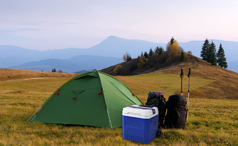18L Wheeled Insulated Cooler Box for Outdoor Camping Picnic Trips