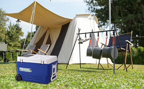 60L Large-Capacity Insulated Cooler for Food and Drinks Storage